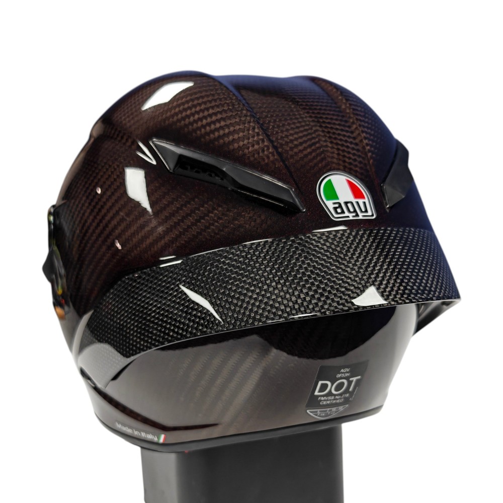 Plain Carbon Fiber Spoiler For AGV Pista GP RR AGV Corsa R Helmet
