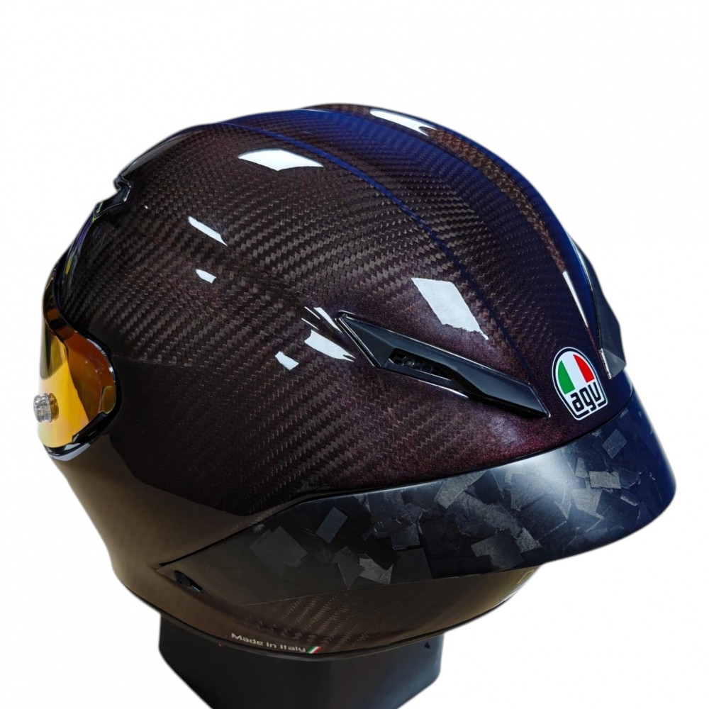 Forged Carbon Fiber Spoiler For AGV Pista GP RR  AGV Corsa R Helmet