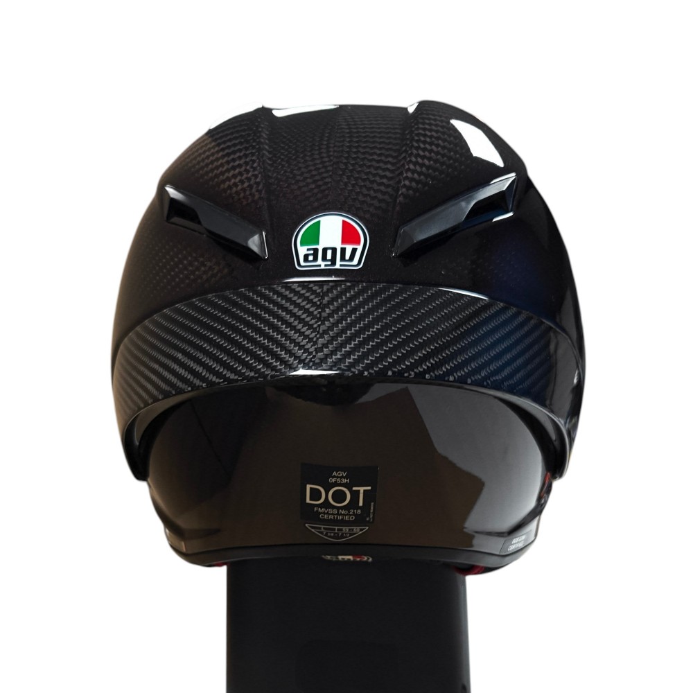 Twill Carbon Fiber Spoiler For AGV Pista GP RR AGV Corsa R Helmet