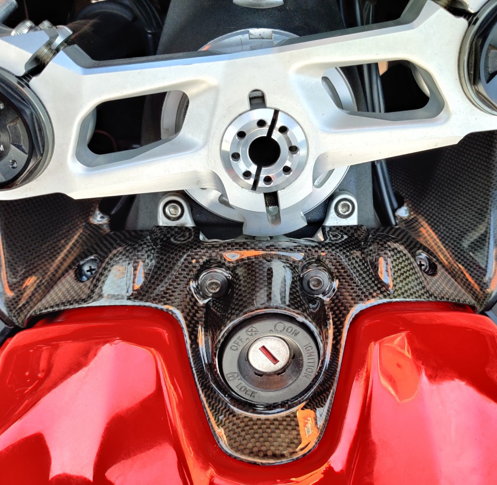 Ducati Panigale Ignition Key and Air Intake Cover