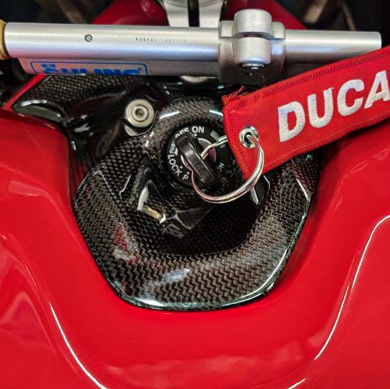 Ducati 848/1098/1198 Key Ignition Lock Cover